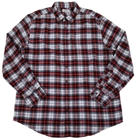 NWT Mens Plaid Extra Soft Flannel Long Sleeves
Button Down Shirt Size S - Picture 1 of 5